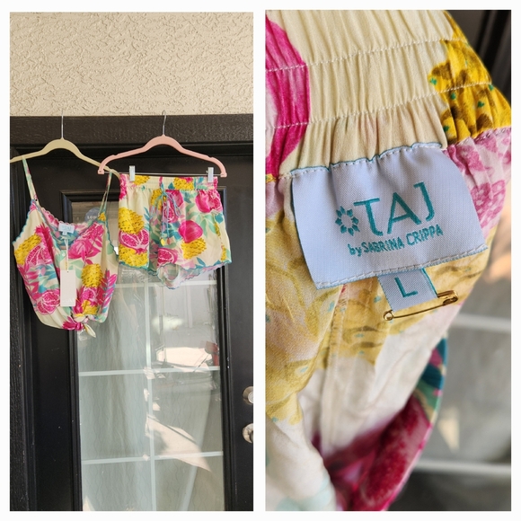 TAJ by Sabrina‎ Crippa Vibrant Floral Ensemble - Picture 1 of 2